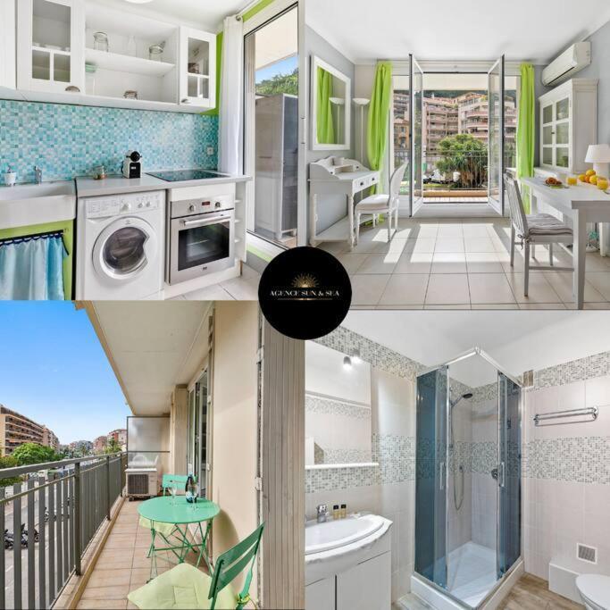 Le Landelle - Centre- Climatisation -Proche Gare Sncf Apartamento Menton Exterior foto