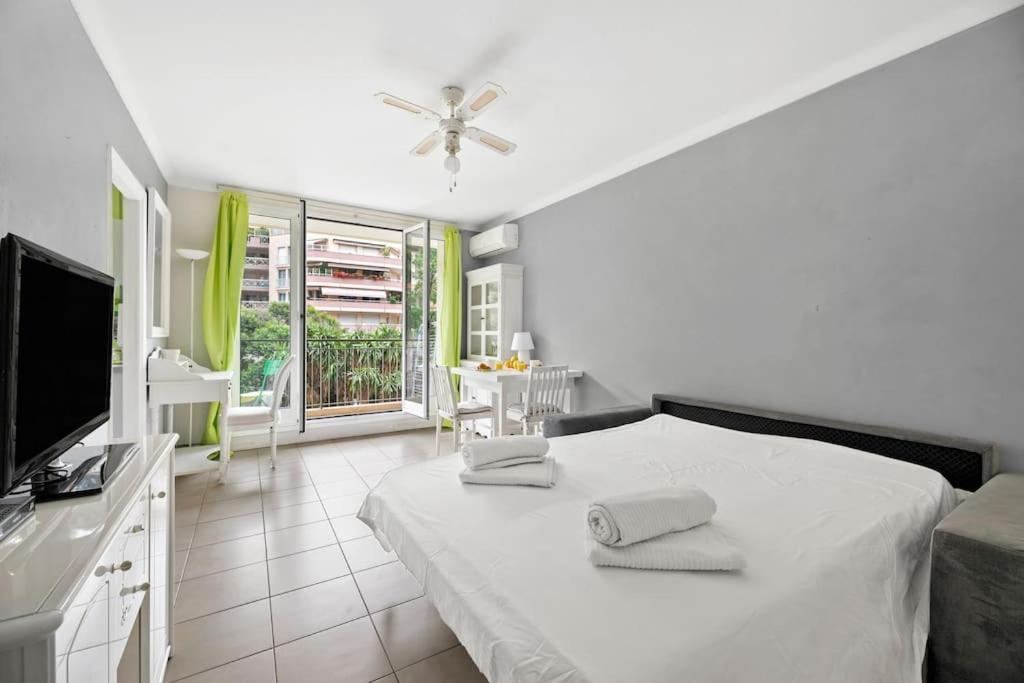 Le Landelle - Centre- Climatisation -Proche Gare Sncf Apartamento Menton Exterior foto