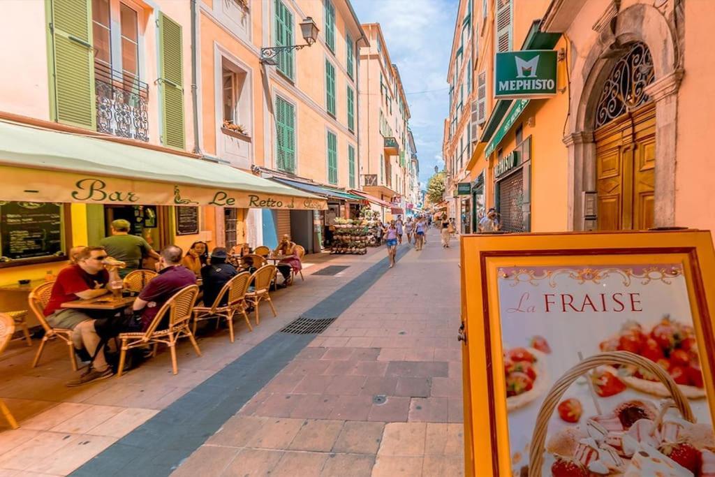 Le Landelle - Centre- Climatisation -Proche Gare Sncf Apartamento Menton Exterior foto
