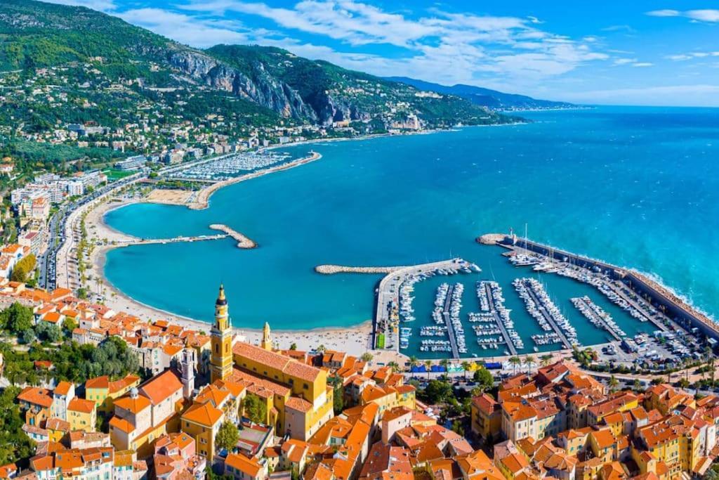 Le Landelle - Centre- Climatisation -Proche Gare Sncf Apartamento Menton Exterior foto